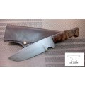 Handmade Knife , Plough Disc , Cocobolo handle