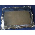 VINTAGE, AND PRETTY....SILVER PLATED TRAY IN VERY GOOD CONDITION
