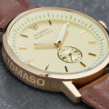 *RRP R7,499.99 I DETOMASO® MILANO CLASSIC MEN'S STAINLESS STEEL WATCH W/ QUICK RELEASE LEATHER STRAP