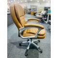 Executive Comfortable PU Leather Steady Office Chair with Adjustable Height