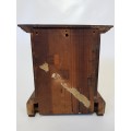 antique wooden mantel clock