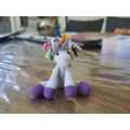 hand made miniature crochet unicorn collectable