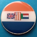 SOUTH AFRICAN vintage FLAG (55mm diameter) disc magnet!