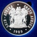 1989 RSA proof silver R1 *(in SAM box) - 2x available!