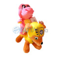 Cute~~ Pink dinosaur and Patrol puppy plush toys