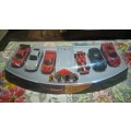 Ferrari - 3 Shell Hot Wheel sets with display case