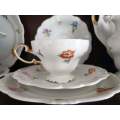 Very Large Rosenthal Pompadour Tea and Coffee Set for 10 / 39 Pieces. Decorated with differ