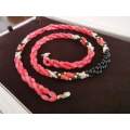 Extremely Pretty Coral Bead Necklace in box. Pristine Condition. 60cm long from clasp to clasp.
