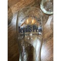 LOT OF 10 x DEVILS PEAK 500ml DRAUGHT BEER GLASSES