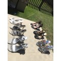 6 PAIRS OF USED LADIES SIZE 4 SHOES - GOOD CONDITION - DISCREET LISTING - LOT 3