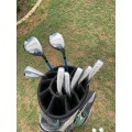 Tommy Armour 845 golf set with McGregor golf bag and some accessories