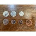 Complete set of Qatari Dirham coins - including the 2 discontinued coins