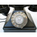 c1930's Art Deco Bakelite Siemens Brother London Pyramid Telephone from Blisful