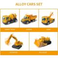 Construction Large truck car transporter truck toy 5 mini car toy set construction cars toy