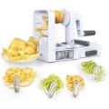 Commercial Chef CH1532 Food Spiralizer Mini Food Spiralizer Plastic White
