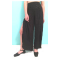 Side Slit Pants Lace Trim Size 34-36