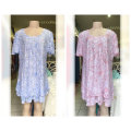 Lace Dress Plus Size Double Hem Cap Flutter Sleeve Sizes 38 - 50
