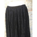" ELEGANT " Black Floral Lace Maxi Skirt Sizes 32 - 42