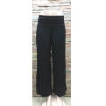 Wide Leg Yoga Casual Foldable Waist Pants Colors NAVY(Sizes30-42),BLACK(Size30-44)