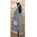 Pocket Striped Vest Dress 1Size (L-XL)