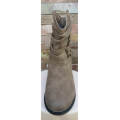 Ankle Boots With Buckles Color Taupe Size 3