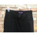 Pull-on Bootcut Pants Color BLACK Size 38