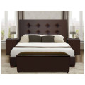 5 Pce Queen Bedroom Suite. Headboard, Covered Base,2 x pedestals, Blanket Box