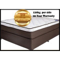 KING SIZE BEDS -  BASE AND MATTRESS 120kg PER SIDE
