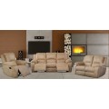 3 PIECE RECLINER SUITES (3 ACTION)- MICROFIBRE, LEATHER TOUCH, GENUINE LEATHER UPPERS, FULL LEATHER.