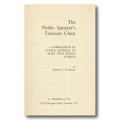The Public Speaker`s Treasure Chest by Herbert V Prochnow (reprint Jan 1971)