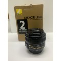 Nikon 50mm f/1.8G Nikkor lens