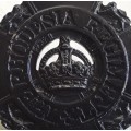 Black Aluminium 1972-1980 The Rhodesia Regiment Cap Badge 55 x 45mm
