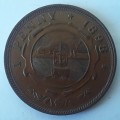 1898 ZAR Paul Kruger Penny in good condition.