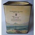Vintage 1952 Jan Van Riebeeck Souvenir Tercentenary Coffee Tin. H : 20,5cm.