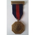 Safe Driving Award 1936-1943 Medal awarded to A. HUSDELL.
