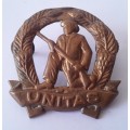 Large SADF `Unitas` Commando Cap Badge.