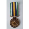 SADF `Medalje-De Wet-Medal`. Numbered : 22769. Full-sized.