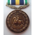 SADF `Medalje-De Wet-Medal`. Numbered : 22769. Full-sized.