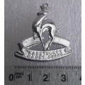 SA Cadet Corps Badge (Silver Metal). Lugs intact.