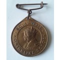 1947 SA - Royal Visit King George VI And Queen Elizabeth Commemorative Medal.