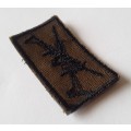 SWATF 1st Class Marksman Cloth Breast Badge.