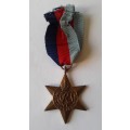 WW2 Africa Star Medal Named To `241658 R. EDWARDS` Full-Sized.
