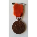 Antique 1921 Steeplechase Medal. Engraved `C.J.M.V. 27-8-21`.