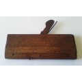 Antique Solid Oak Wood Plane. Blade By `Gleave`. Stamped `A. Smith`.