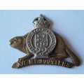 WW2 Canadian Royal 22nd Regiment Cap Badge - King`s Crown. No pins.