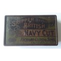 Antique `Skipper Brand, British Navy Cut, Richard Lloyd & Sons` Tin.