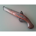 Vintage Replica 1820`s Flintlock Dueling Pistol.