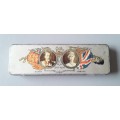 1935 Royal Silver Jubilee Tin By Cadbury. King George And Queen Mary.