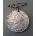 1911 Commemorative Coronation Of King George And Mary Aluminium Medallion.