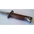 WW2 Pattern 1907 Sword Bayonet By `Wilkinson Sword` With Scabbard And Frog.